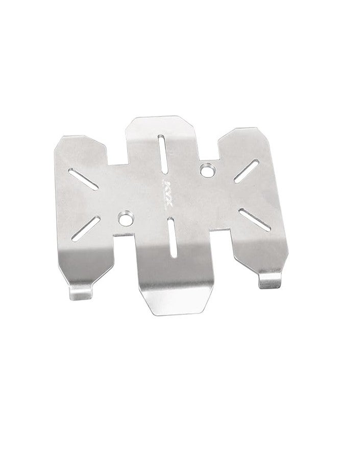 KYX Racing Stainless Steel Chassis Protective Plate Skid Plate Guard Upgrades Parts Accessories for 1/10 RC Crawler Car Axial SCX10 PRO - Image 4